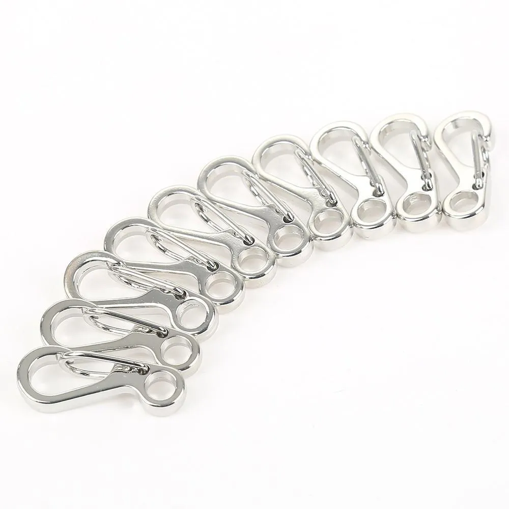 10PCS Mini SF Spring Backpack Clasps & Climbing Carabiners