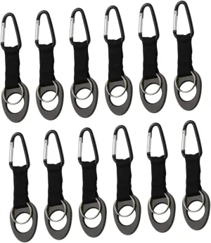 12Pcs Durable Backpack Water Bottle Buckles Secure Outdoor for Hiking Camping and Travel Hands Water Bottle Holder Clips for Adventure Enthusiasts