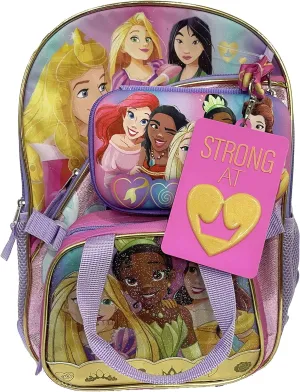 16 Inch Backpack Set For Girls and Boys, Kindergarten Elementary Kids Bookbag with Accessories For School, Travel & Picnic