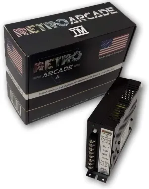 16A Arcade Switching Power Supply - 133 Watt, 110-220V for Video Game cabinets Upright and Cocktail