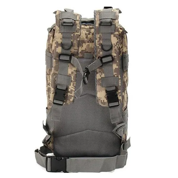 25L Outdoor Military Tactical Camping Hiking Trekking Backpack Rucksack ACU Digital