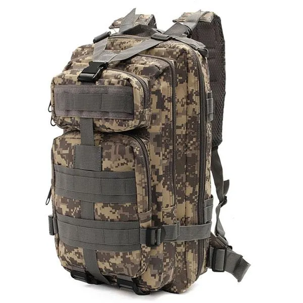 25L Outdoor Military Tactical Camping Hiking Trekking Backpack Rucksack ACU Digital