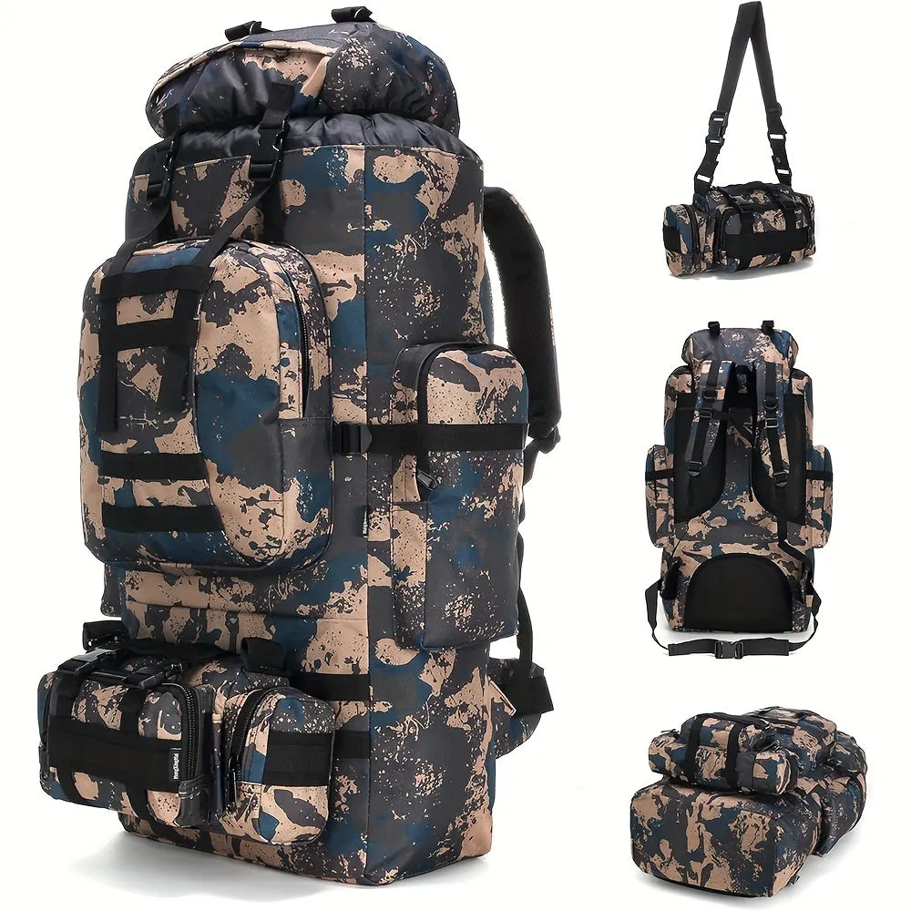 26.42-Gallon Tactical Nylon Backpack | Waterproof