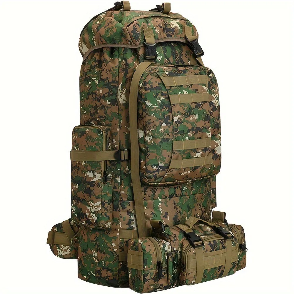 26.42-Gallon Tactical Nylon Backpack | Waterproof