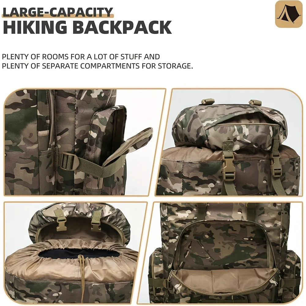 26.42-Gallon Tactical Nylon Backpack | Waterproof