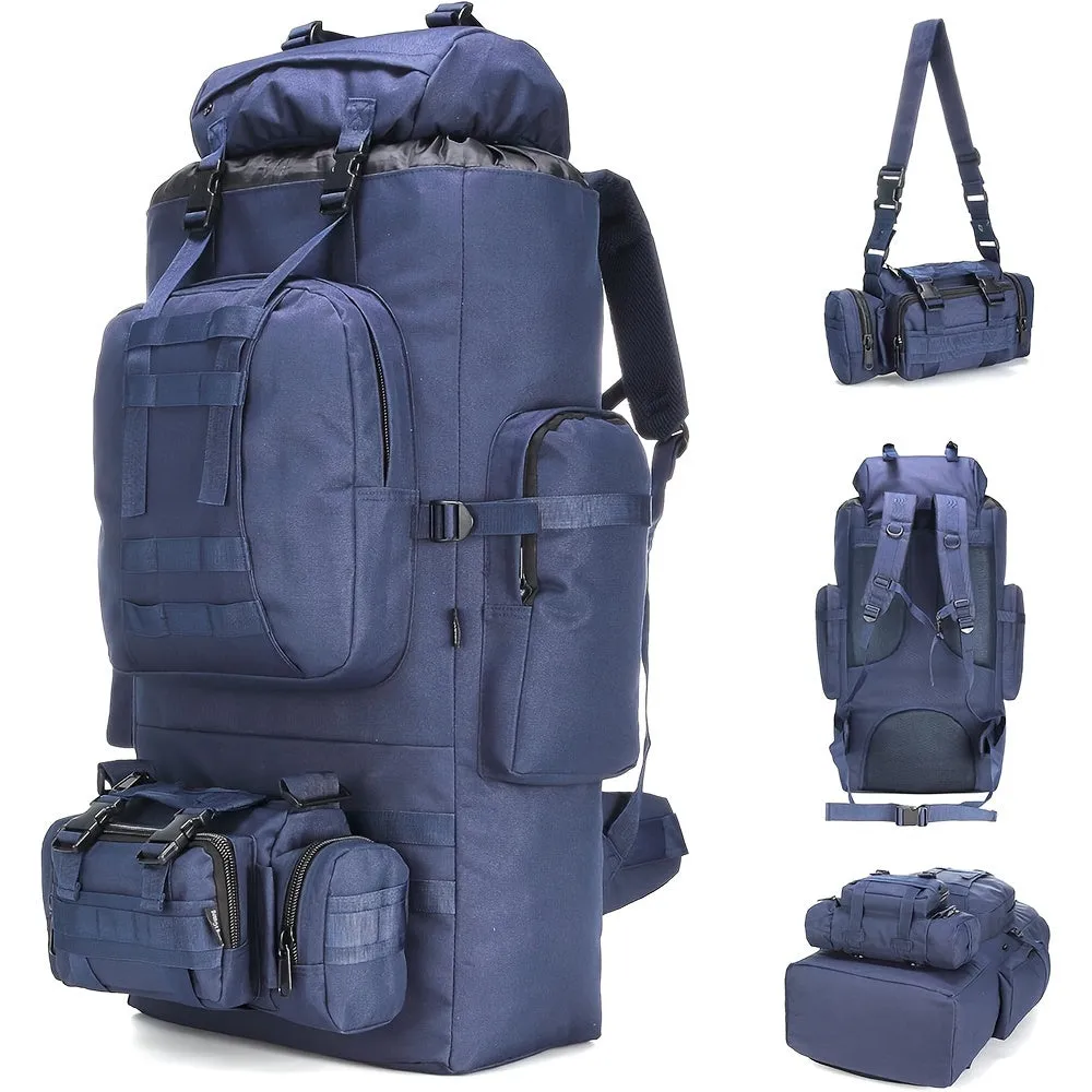 26.42-Gallon Tactical Nylon Backpack | Waterproof