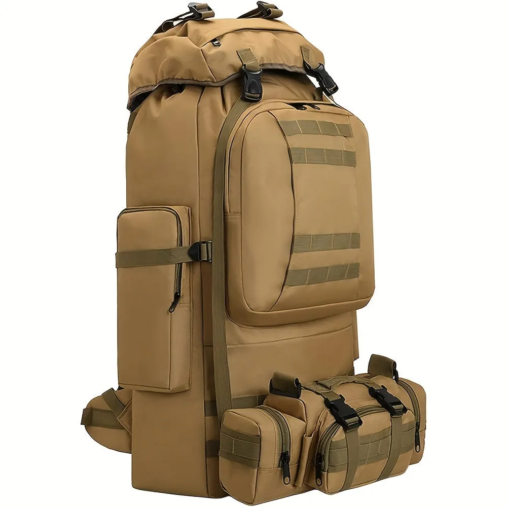 26.42-Gallon Tactical Nylon Backpack | Waterproof