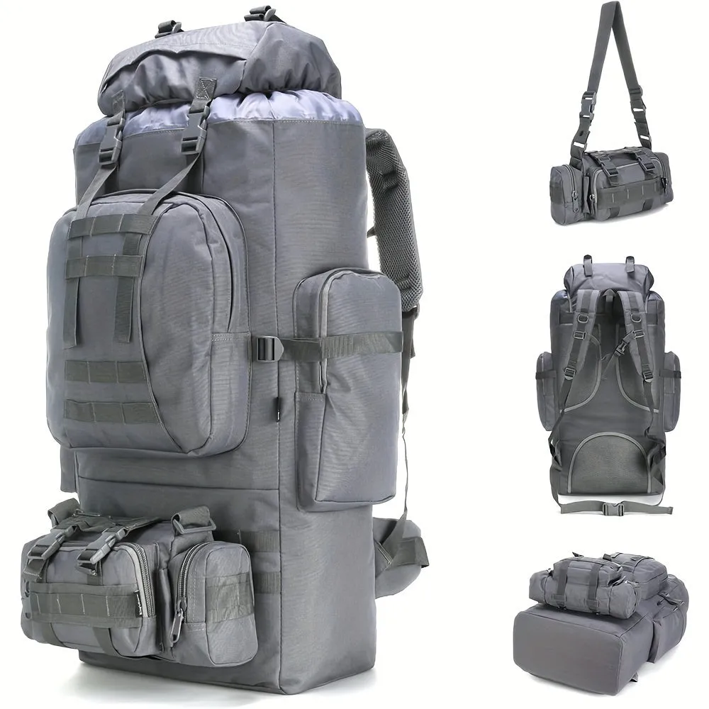 26.42-Gallon Tactical Nylon Backpack | Waterproof