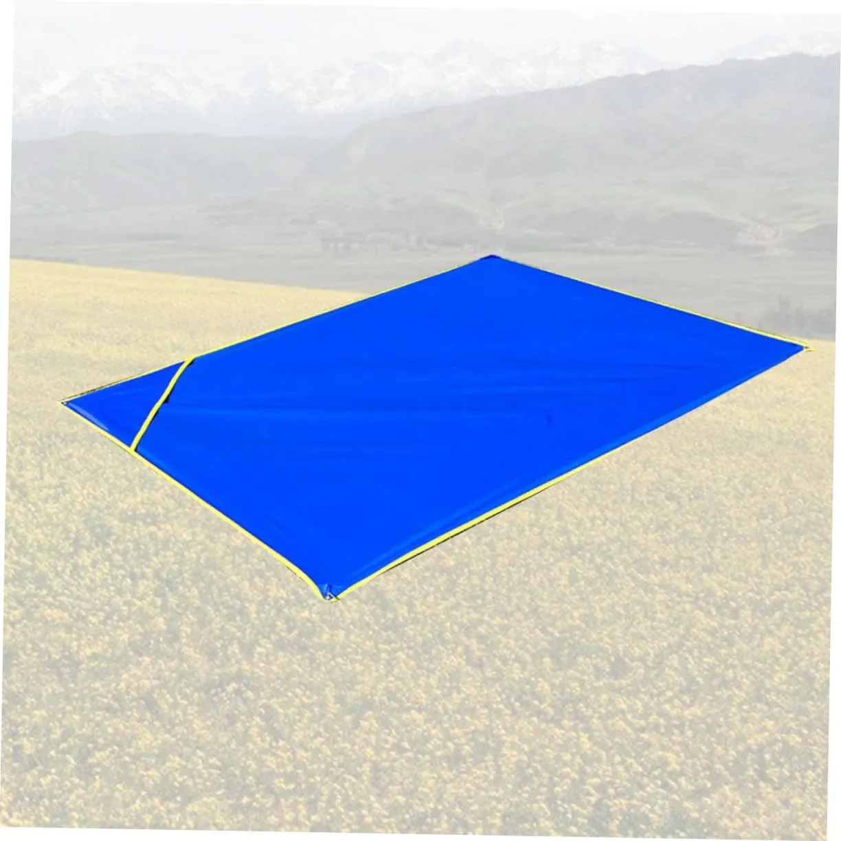 2pcs Waterproof Oxford Clothing Floor Mat Picnic Garden Ground Camping Tarps Waterproof Blanket Outdoor Rug Footprint Blanket Adults Outdoors Outdoor Camp Mat Fabric Tarpaulin Blue