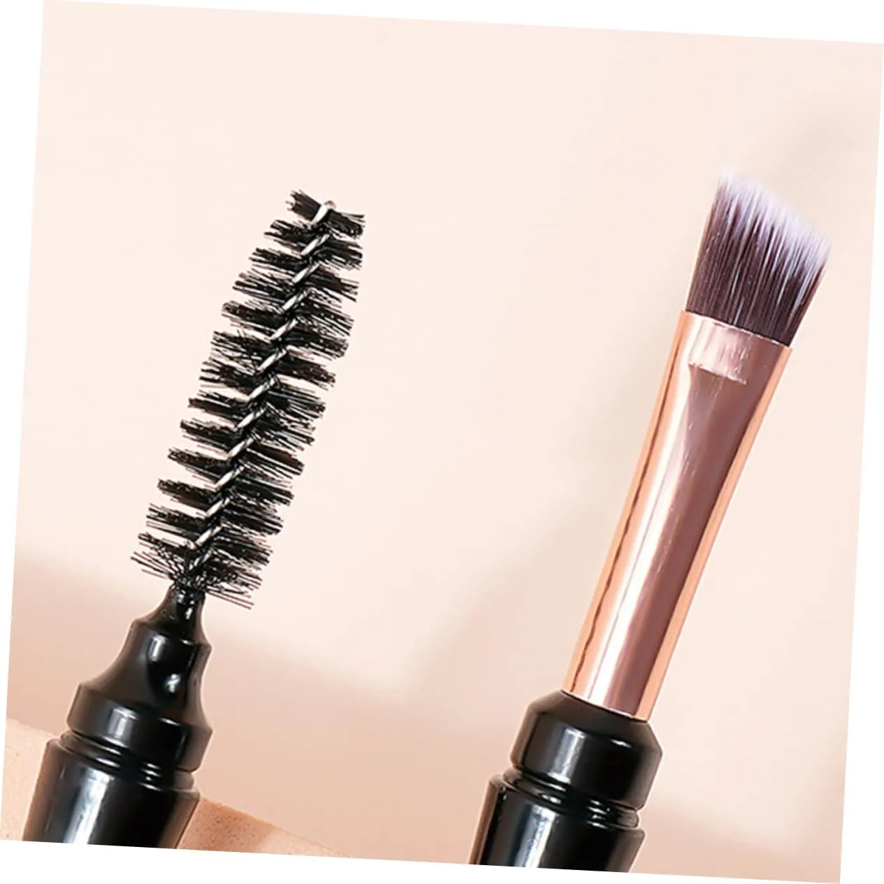 2sets Brow Brush Set Multi Functional Makeup Tools Dual Tip for Eyebrows Lashes Ladies 10pcs*2