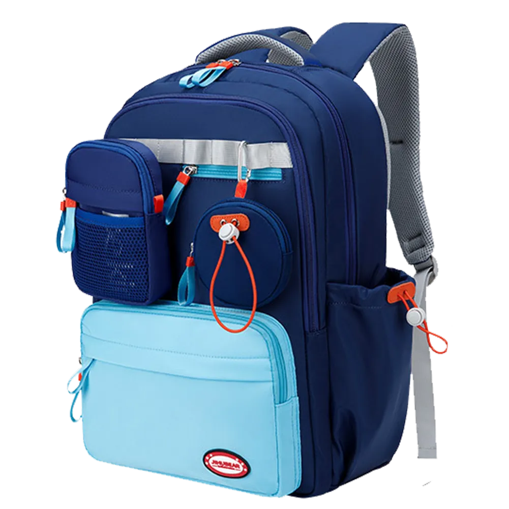 3 in one Blue Shaded School Backpack for Older Kids & Adults