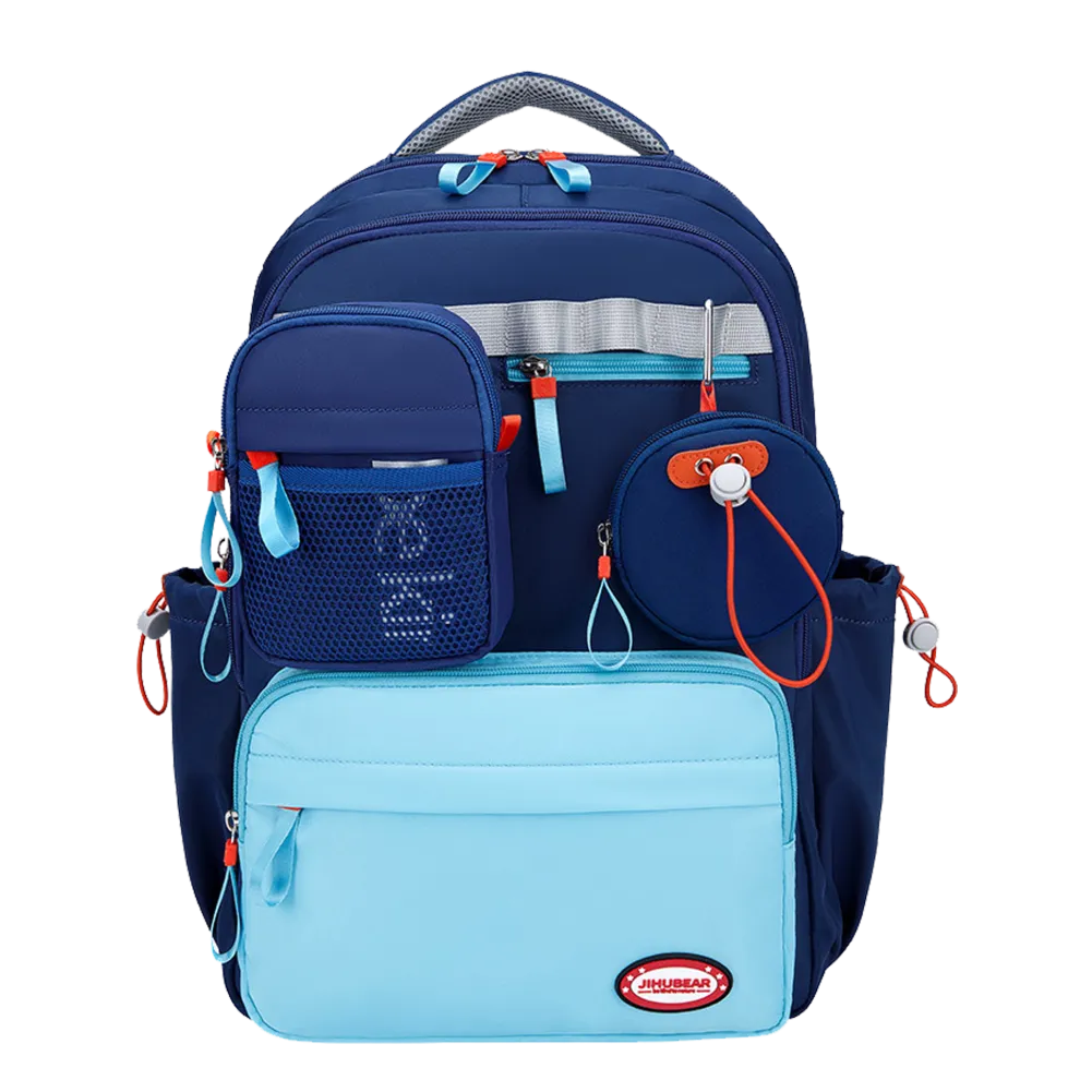 3 in one Blue Shaded School Backpack for Older Kids & Adults