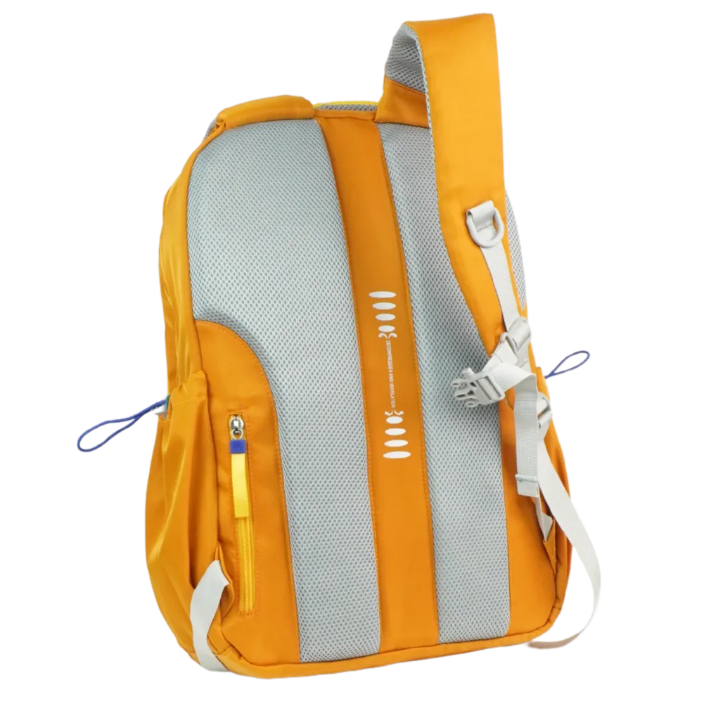 3 in one Orange Shaded School Backpack for Older Kids & Adults