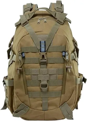 30-40L Camping Backpack Men's Travel Bags Climbing Rucksack Hiking Outdoor Reflective Shoulder Fishing Bag(Style1)