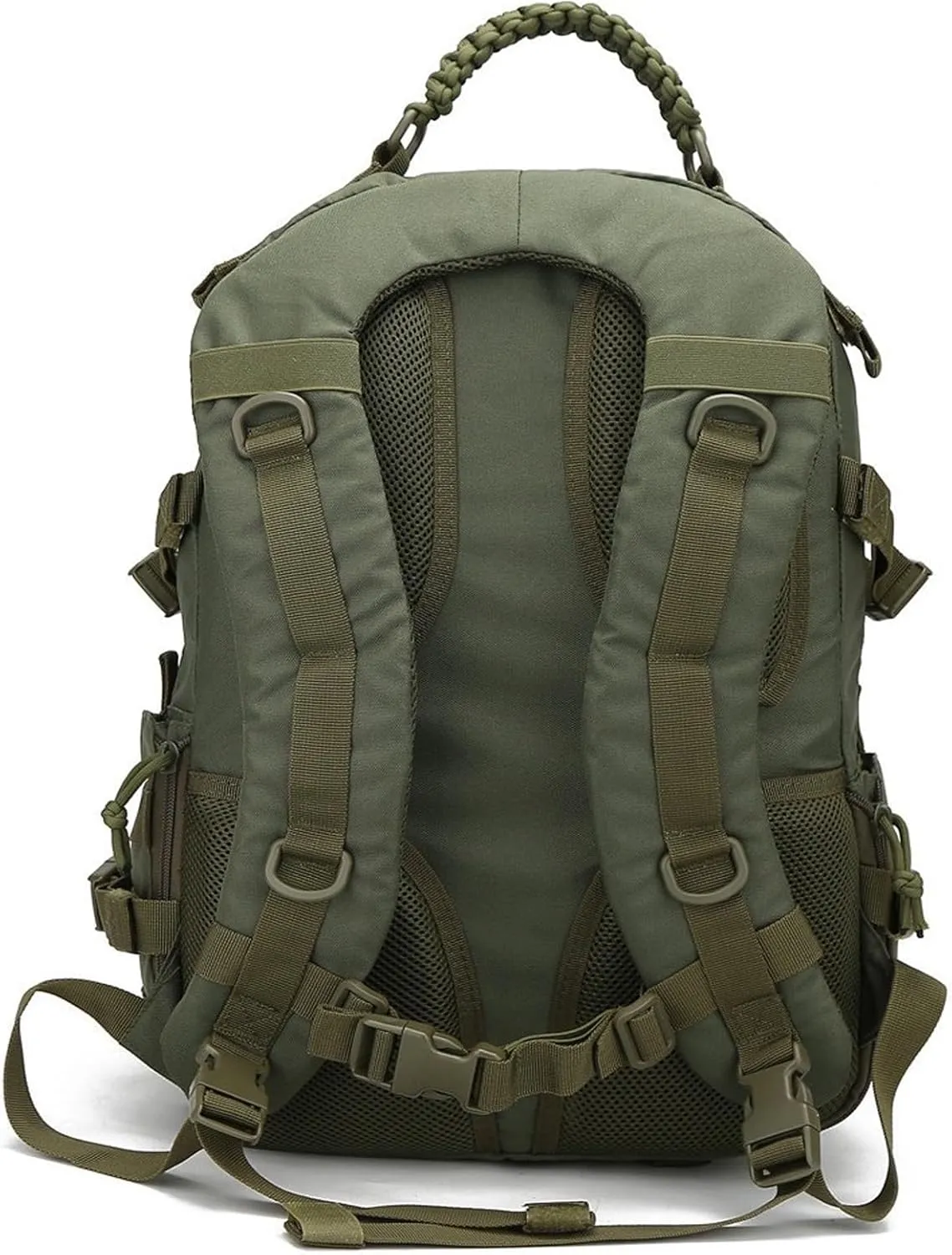 35L 1000D Nylon Camping Backpack Waterproof Trekking Fishing Hunting Bag Outdoor Tactical Molle Climbing Rucksack Bag (grey)