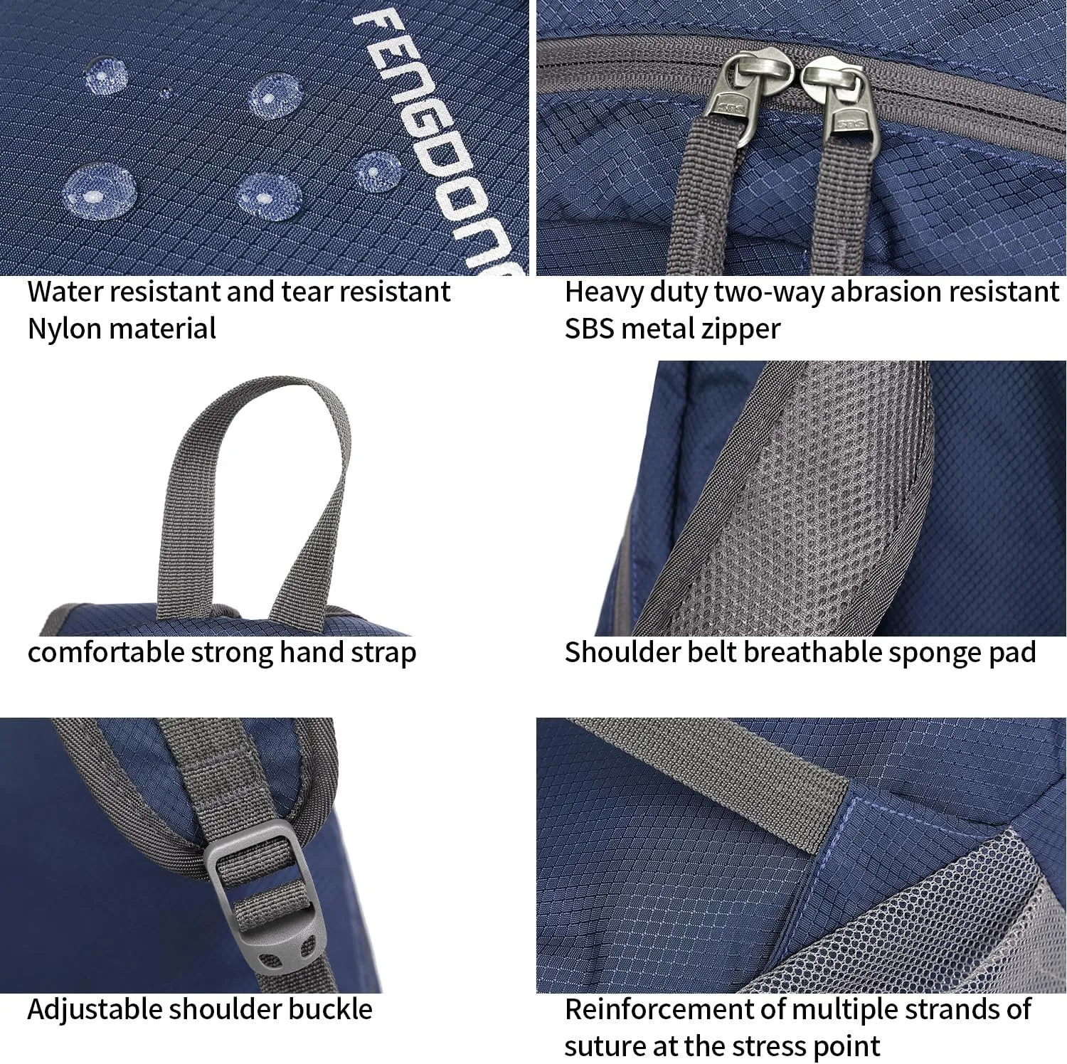 35L Lightweight Foldable Waterproof Packable Travel Small Hiking Backpack Daypack for men women