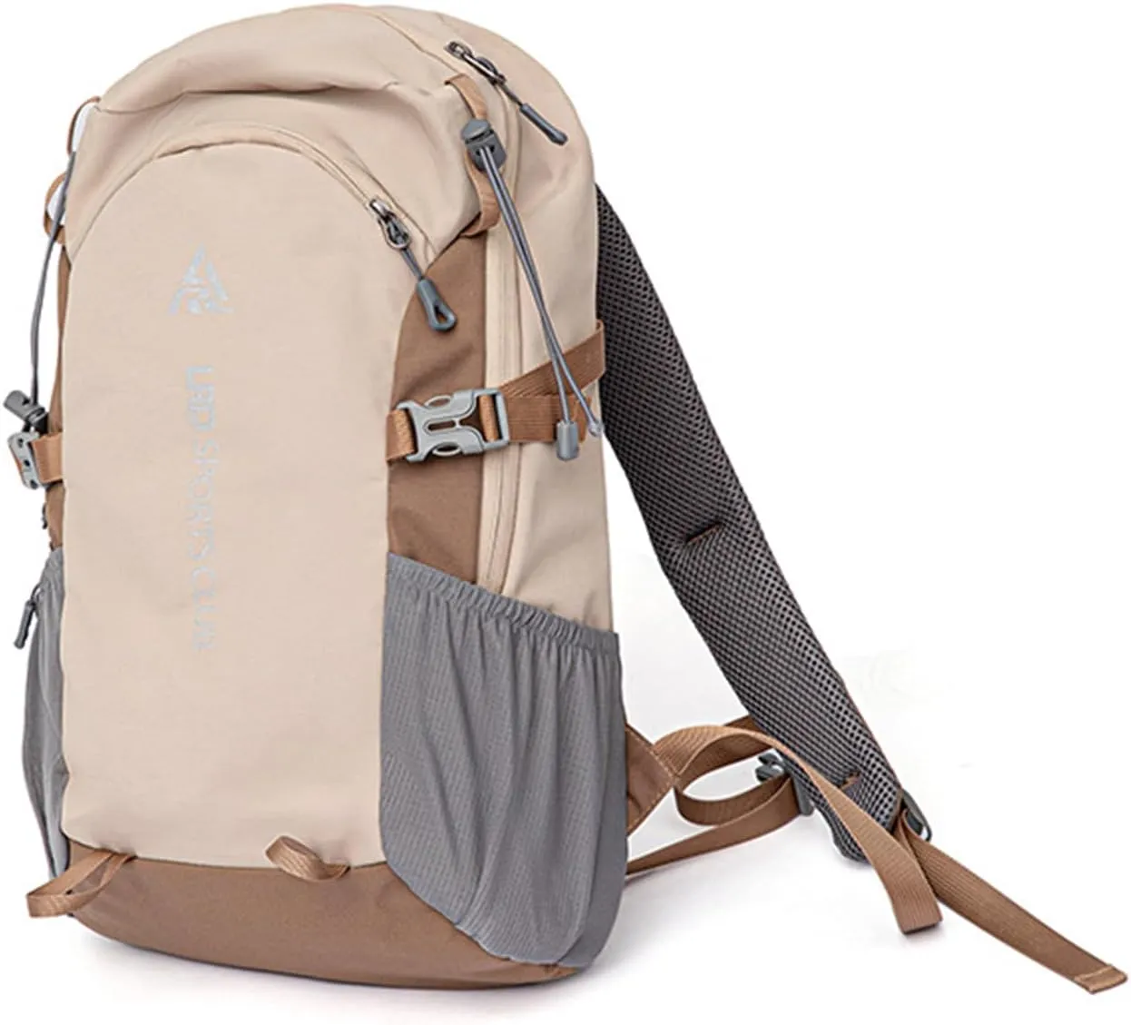 36-55L Large Capacity Hiking Backpack Waterproof Travel Bag Ergonomic Design Multi Functional Computer Bag for Camping,Travel (brown)