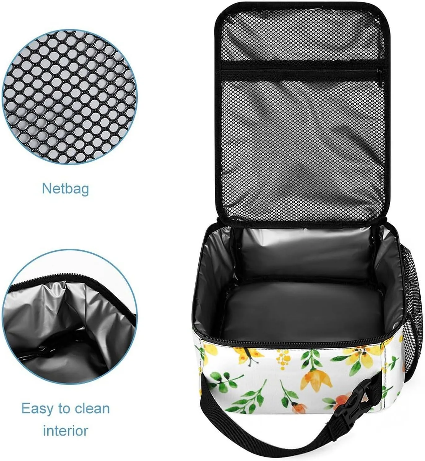 3PCS Backpack with Lunch Box & Pen Case, 16.2 Inch Ergonomic Straps Backpack, Cute College Backpack for Traveling Daypack