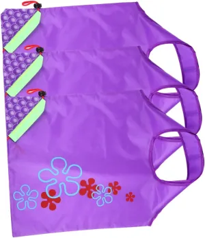 3Pcs Reusable Tote Bags Foldable Washable Grocery Pouches for Shopping Handhold Shoulder Bags for Picnics and Daily Use