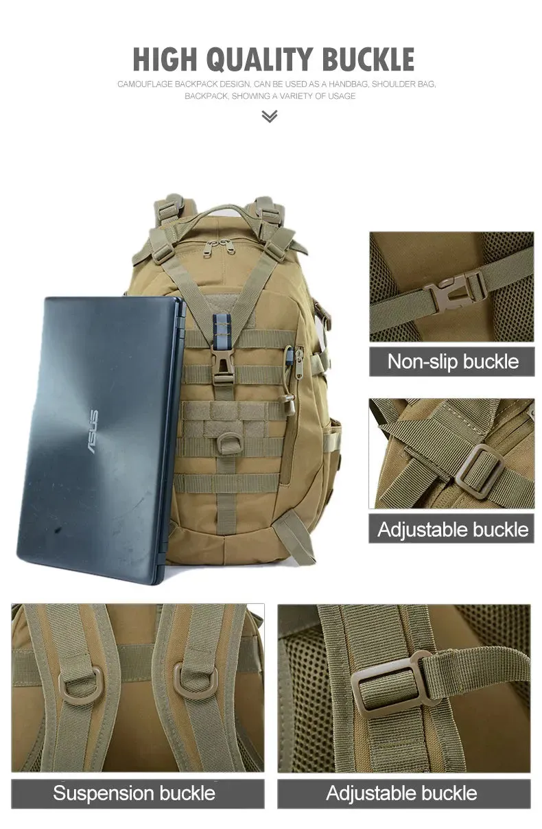40L Camping Backpack Men's Bag Travel Bags
