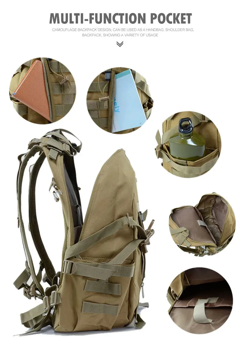 40L Camping Backpack Men's Bag Travel Bags