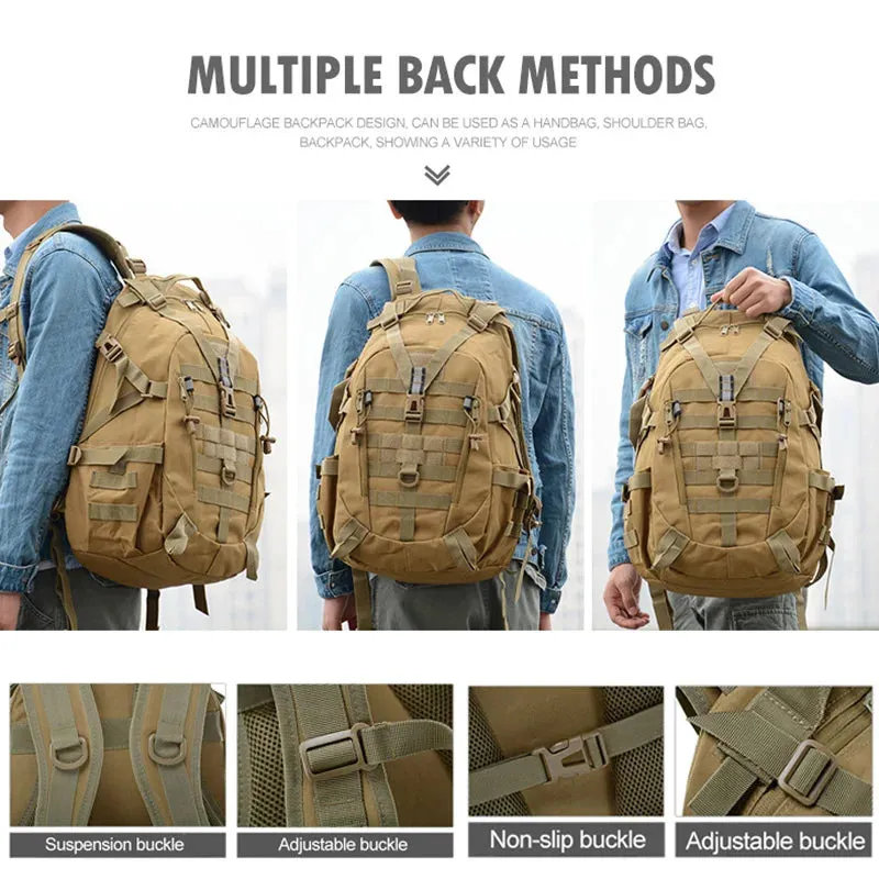 40L Camping Backpack Men's Bag Travel Bags