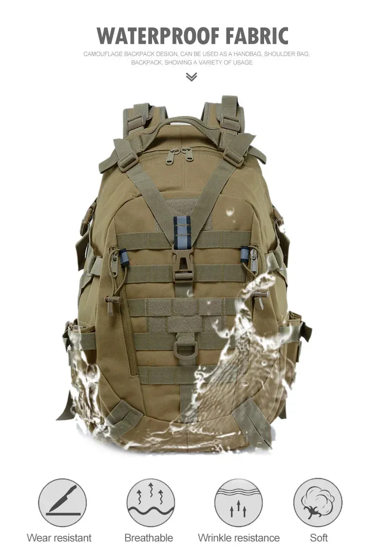 40L Camping Backpack Men's Bag Travel Bags