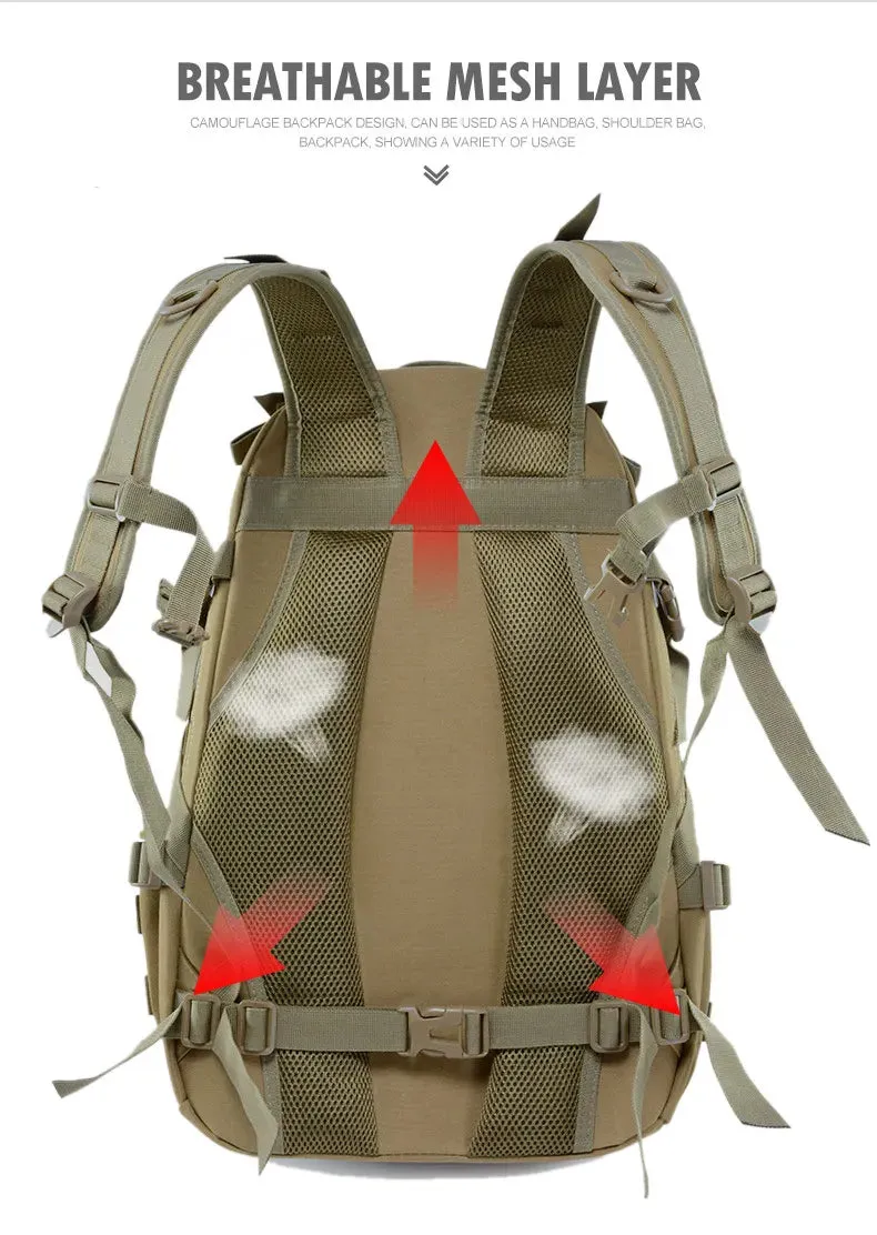 40L Camping Backpack Men's Bag Travel Bags