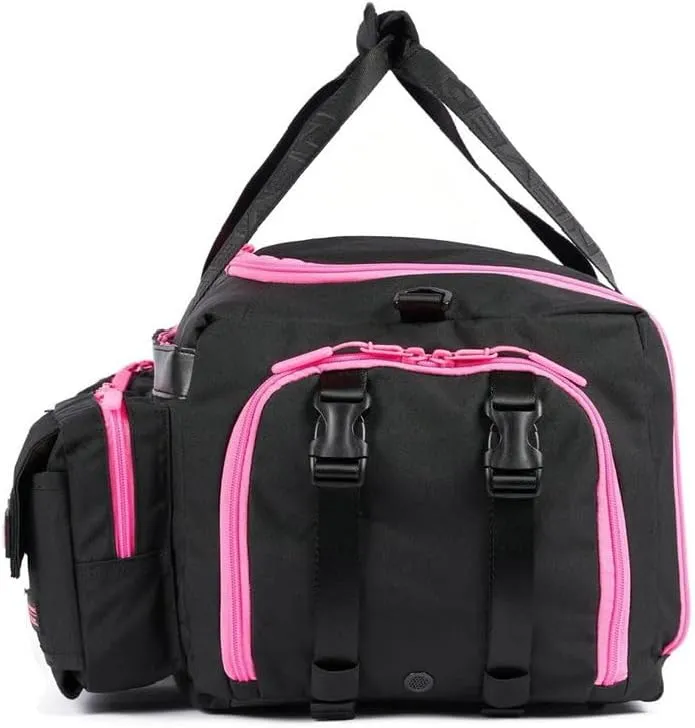 40L Duffle Bag (Ultimate Black Neon Pink)