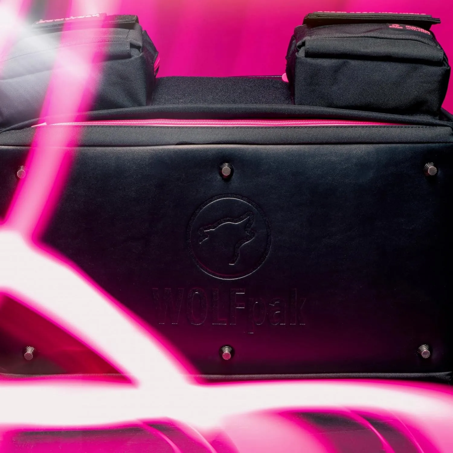 40L Duffle Bag (Ultimate Black Neon Pink)