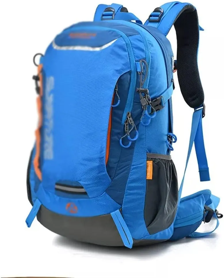 40L sports backpack hiking backpack mountaineering travel backpack men(Black)