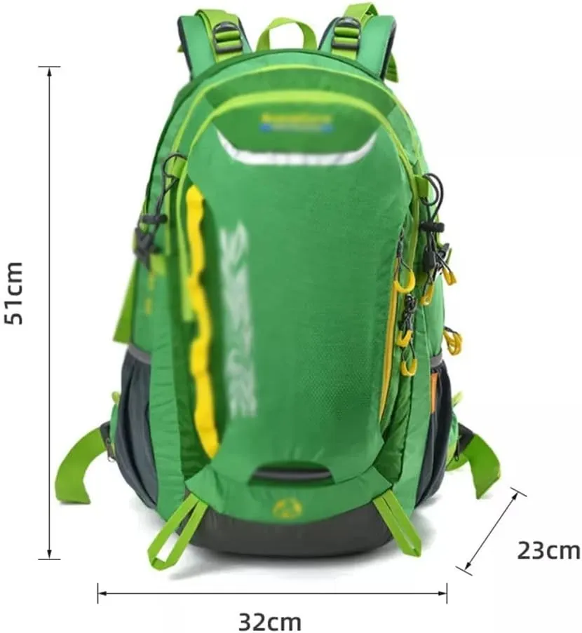 40L sports backpack hiking backpack mountaineering travel backpack men(Black)
