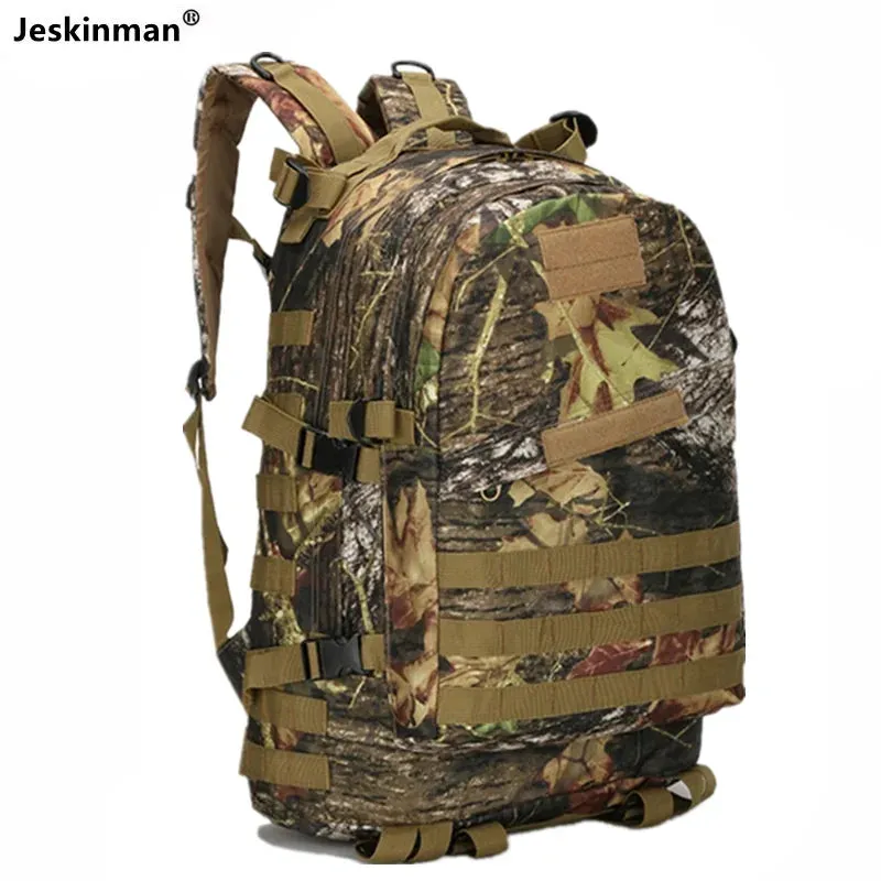 40L Waterproof Camouflage Hunting & Fishing Backpack – Durable Oxford Fabric, Double Shoulder Bag