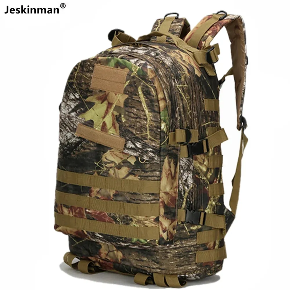 40L Waterproof Camouflage Hunting & Fishing Backpack – Durable Oxford Fabric, Double Shoulder Bag