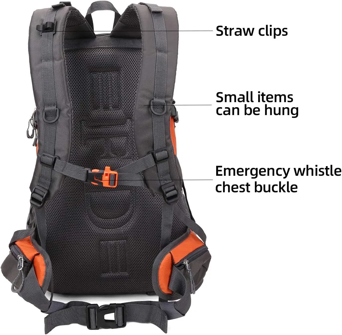 40L Waterproof Lightweight Hiking,Camping,Travel Backpack for Men Women
