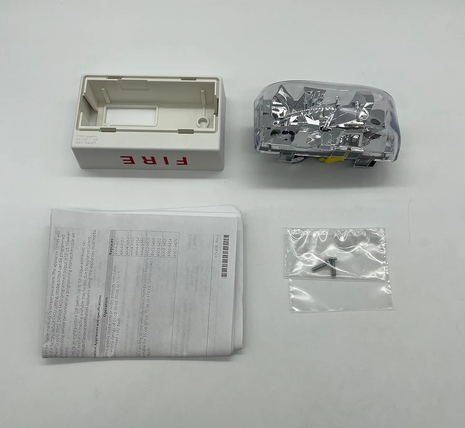 4906-9204 - V/O Addressable Multi-Candela Ceiling MT (White)