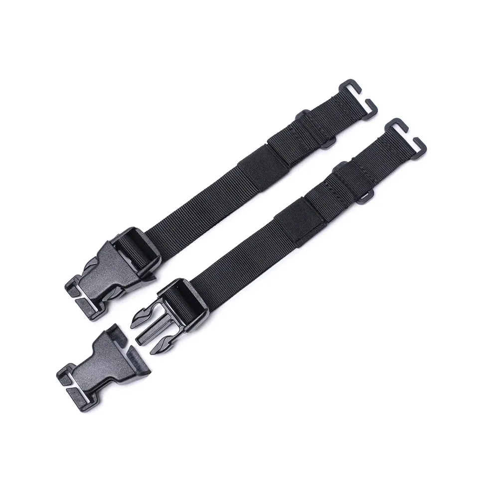 4pcs Molle Straps with Quick Release Buckle - Adjustable Nylon Lashing Straps