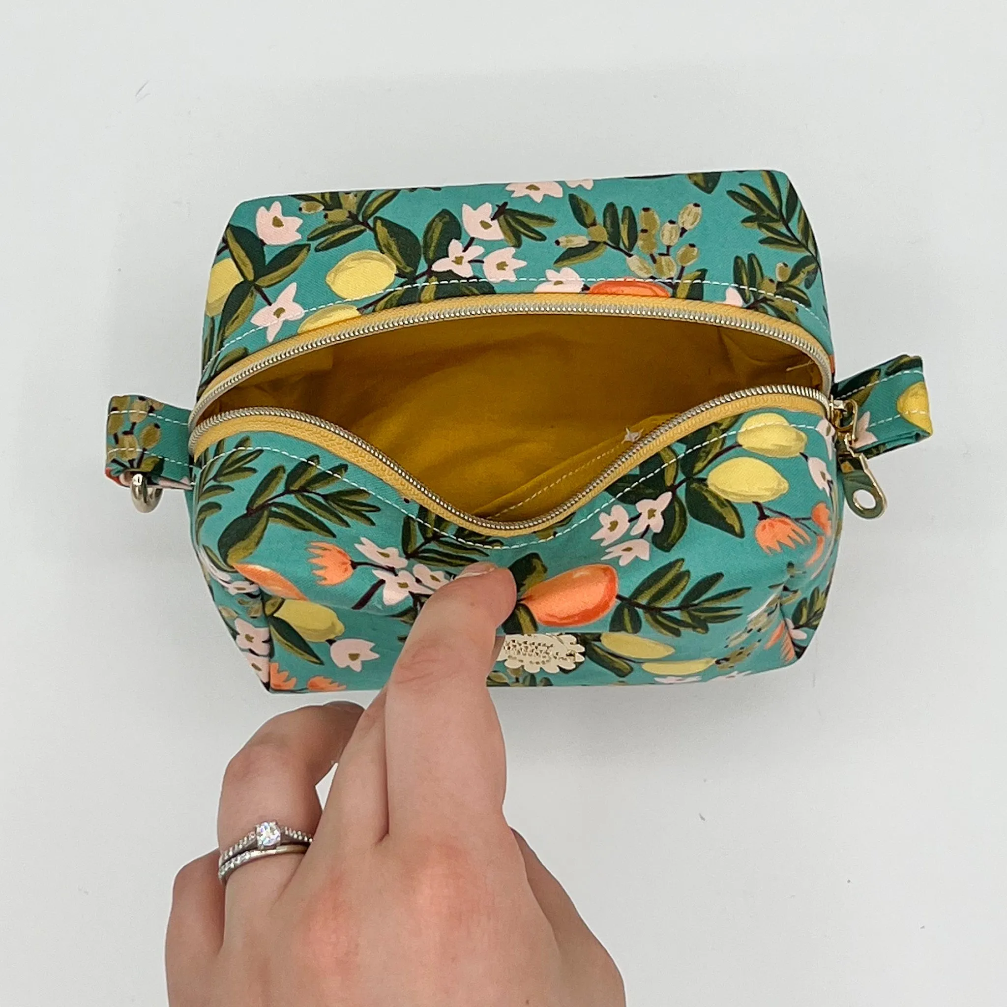 5-Piece Travel Bag Set in Citrus Floral