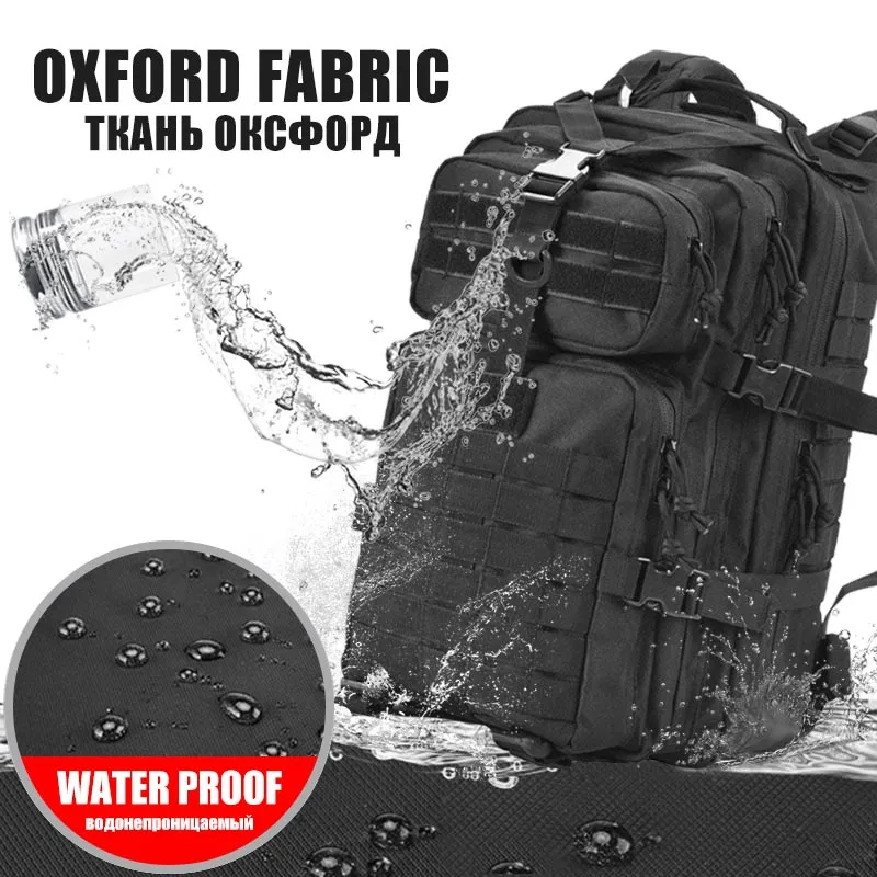 50L Assault Backpack   mollie system for additional attachments
