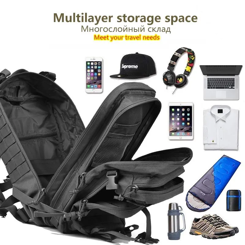 50L Assault Backpack   mollie system for additional attachments