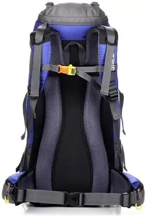 50L Large Camping Backpack,Lightweight Hiking Trekking For Men Women Outdoor Large Capacity Mountaineering Waterproof Bag (orange, 45 5L)