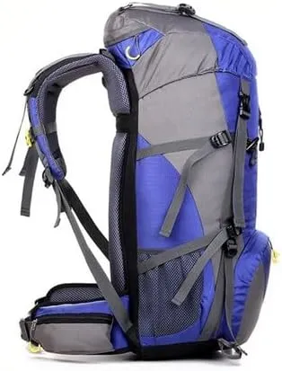 50L Large Camping Backpack,Lightweight Hiking Trekking For Men Women Outdoor Large Capacity Mountaineering Waterproof Bag (orange, 45 5L)