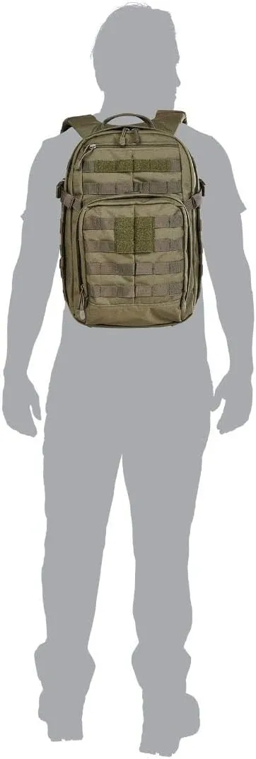 5.11 Tactical Backpack, RUSH 12 2.0 Military Survival Molle Backpack with Laptop Compartment, 24L, Style 56561ABR/56562ABR