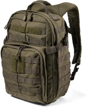 5.11 Tactical Backpack, RUSH 12 2.0 Military Survival Molle Backpack with Laptop Compartment, 24L, Style 56561ABR/56562ABR