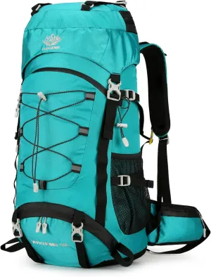 60L Large acity Camping Backpack Waterproof Backpacking Mountaineering Backpack for Hiking Travel