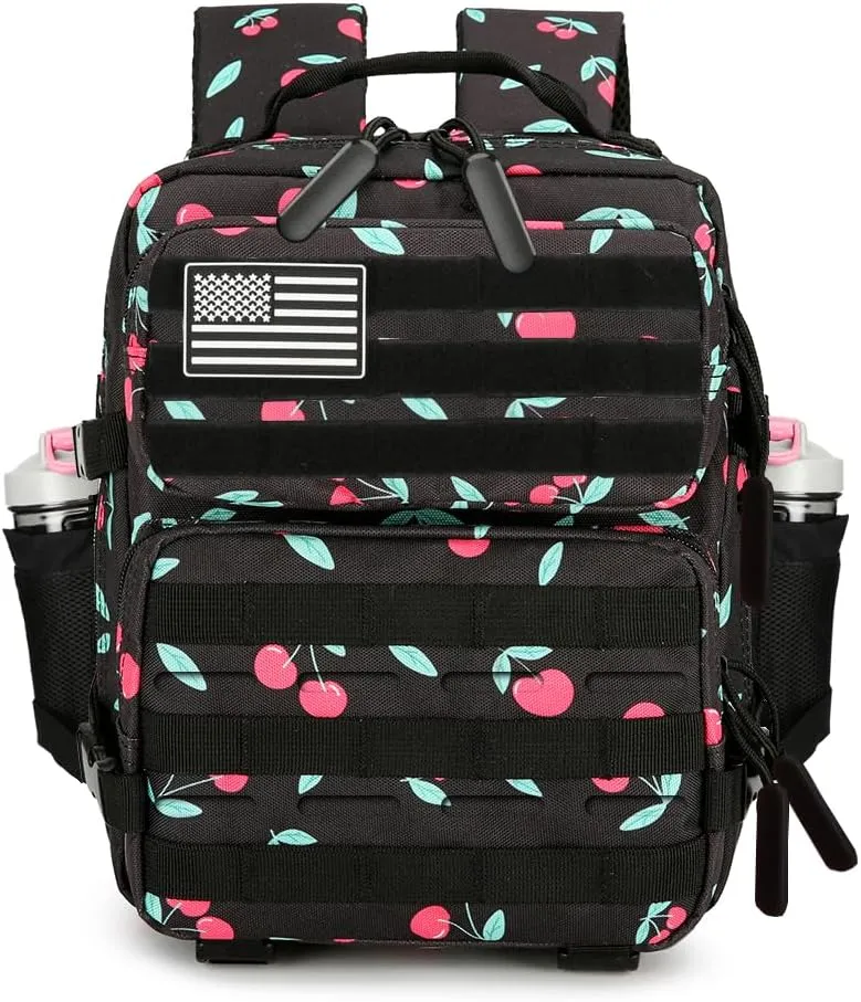 9L Tactical Assault Backpack Gym Backpack Hiking Travel Backpack Camping Backpack (Cherry)