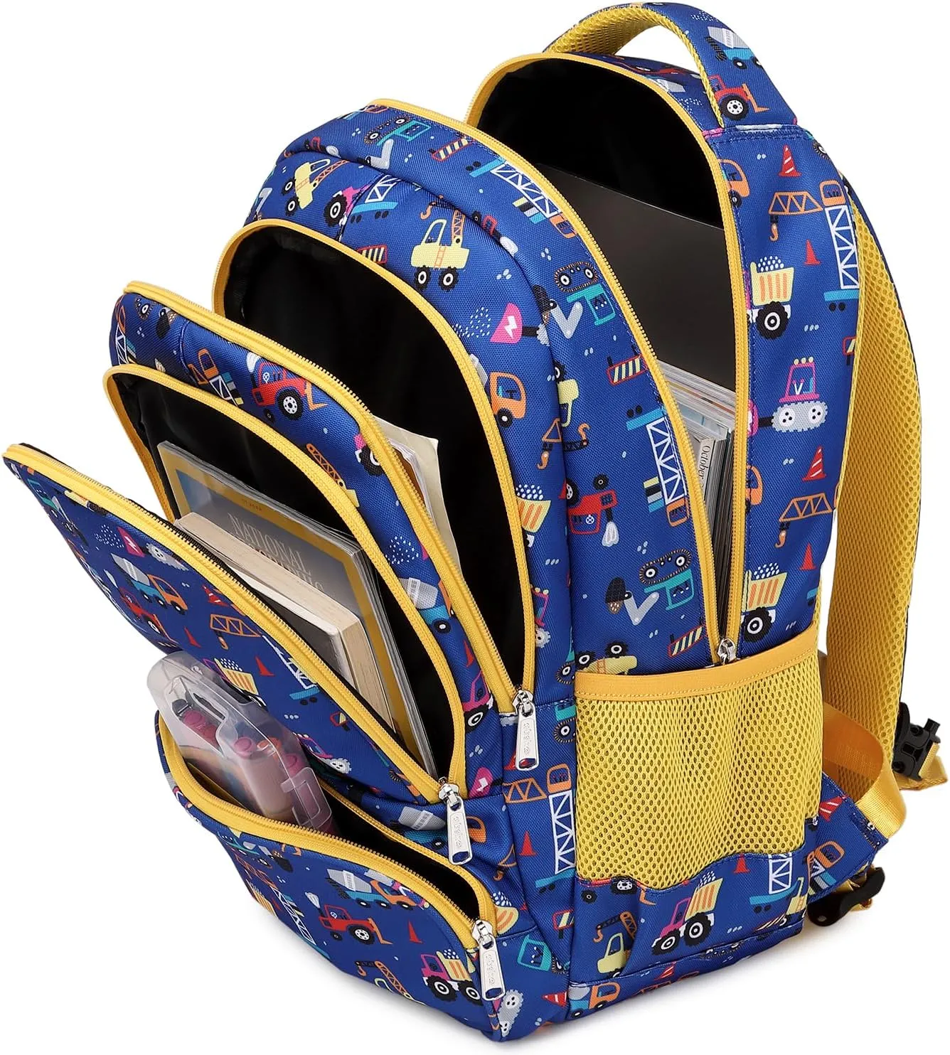 abshoo Lightweight Car Kids Backpack For School Boys Elementary Kindergarten Bookbag School Bags (Car)