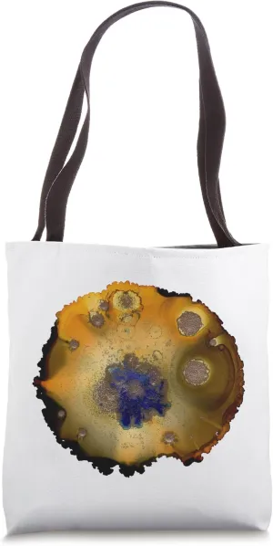 Abstract Art Geode Inspired Design Tote Bag