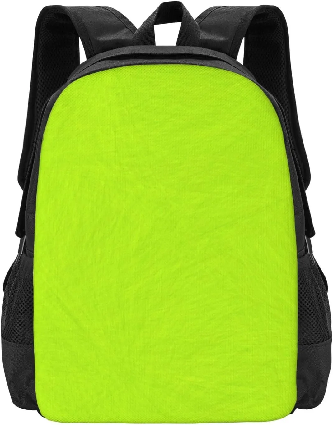 Abstract Green Lime Lightweight Packable Backpack Travel Casual Hiking Daypack Foldable Backpack For Men Women