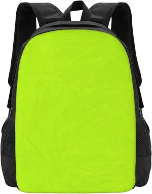 Abstract Green Lime Lightweight Packable Backpack Travel Casual Hiking Daypack Foldable Backpack For Men Women
